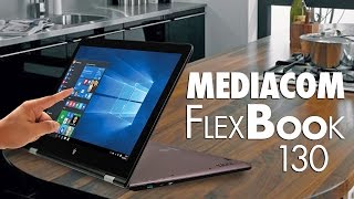 MEDIACOM FLEXBOOK 130 la Recensione di Cellulare Magazine [upl. by Ielarol271]