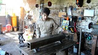 TORNO MECANICO CASERO  HOMEMADE LATHE  Parte 1 La bancada [upl. by Benisch862]