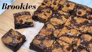 BROOKIES  Brownie  Cookie Bars [upl. by Stochmal]