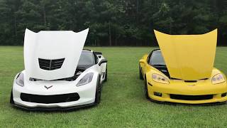 C7 z06 vs C6 z06 [upl. by Anirec]