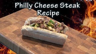 Philly Cheese Steak Recipe cooked on a Steel Plancha by The BBQ Chef [upl. by Aicilic]