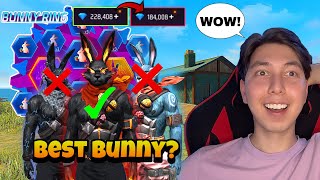 I SPENT 50K 💎 FOR THE BUNNY MASTERMIND BUNDLE 🍷🗿  THE BEST BUNNY  Mehdix Free Fire [upl. by Hafeetal337]