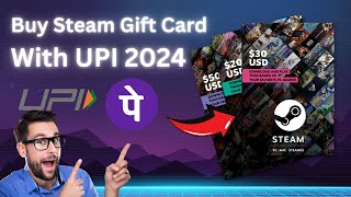 Buy Steam Gift Cards with UPI Quick amp Easy Guide [upl. by Rani]