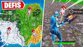 quotTIRER DES FEUX DARTIFICESquot SUR FORTNITE  DEFIS SEMAINE 4 [upl. by Anileba]