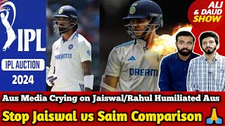 Aus Media Crying on JaiswalRahul Humiliated Aus  Stop Jaiswal vs Saim  IND v AUS [upl. by Rasecoiluj732]