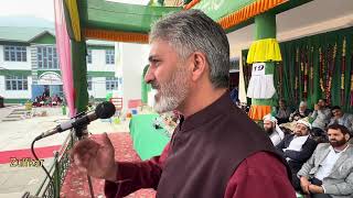 EO kishtwar Firdoos Ahmed Bawani Speech at IFHSS Kishtwar [upl. by Koh944]