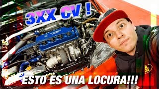 ¡¡Honda civic turbo con mas de 300cv [upl. by Sivartal862]