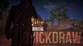 Rdr2 Brutal Quickdraws “No DeadEye”  PC Mods [upl. by Adlee]