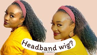 Upgrade Your Head Band Wig With This Quick Hairstyle  You Need To See It Sis [upl. by Ilahtan596]