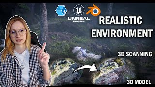 3D Photoscan in 5 minutes Free  Creating Realistic Environment in Unreal Engine5 Meshroom Tutorial [upl. by Limaj]