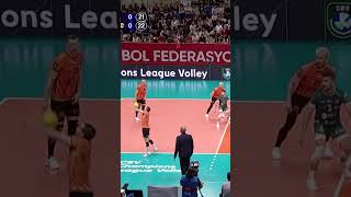 Putting that libero to work volleyball eurovolley eurovolleym volleyballworld [upl. by Stephan672]