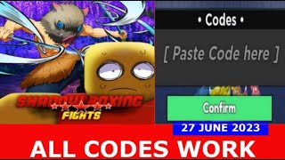 ALL CODES WORK INOSUKE Shadow Boxing Fights ROBLOX  June 27 2023 [upl. by Eelanna]