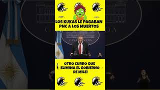 EL KIRCHNERISMO PENSIONABA A FALLECIDOS LLA VLLC MILEI2025 MILEI2027 [upl. by Assennav]