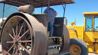 1924 AultmanTaylor 3060 Tractor Moving out of the Barn [upl. by Bjorn]