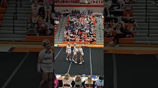 Chapmanville Middle School Stunt Group 2 at Martinsburg Bulldog Cheerpalooza 2024 [upl. by Nallaf]