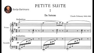 Claude Debussy  Petite Suite for Piano 4 hands 1889 [upl. by Ynoep988]