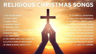 Top Religious Christmas Songs of All Time ✟ Merry Christmas Music 2024 🎄 [upl. by Elehcor]