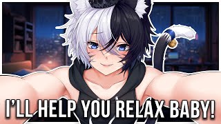 ASMR Roleplay  Femboy Boyfriend Tucks You In After Being Up Too Late 😴🛏️ [upl. by Stacia]