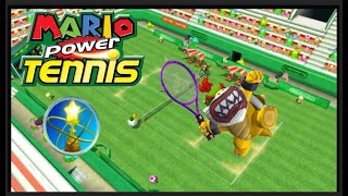 Mario Power Tennis  Torneo Estrella Copa Planeta  BowsyBowser Jr [upl. by Wrennie999]