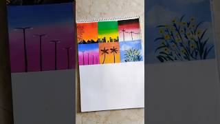 Moodboard painting moodboard gouache painting shorts [upl. by Nahtahoj866]