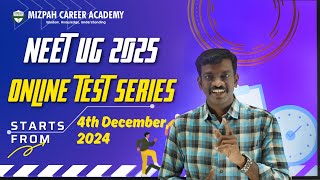 NEET UG 2025 Online Test Series  NEET 2025 Mock Test Series  Target 720  Mizpah Career Academy [upl. by Wrand676]