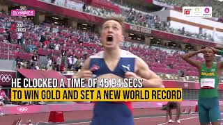 Karsten Warholm shatters 400m hurdles world record in Tokyo  Olympics  JioCinema amp Sports18 [upl. by Ybloc550]