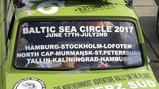 Rallye 7Baltic Sea Circle 2017  Offizieller Zieleinlauf in Hamburg  Finish Line doku 02072017 [upl. by Guillermo]