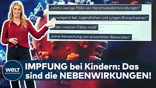 CORONAIMPFUNG BEI KINDERN Das müssen Sie über die Nebenwirkungen der Covid19Impfung wissen [upl. by Aitercal]