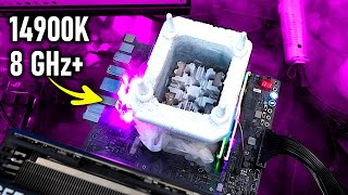 Gaming with the 14900K under LIQUID NITROGEN  over 1000 FPS in CS2 [upl. by Yesdnik]