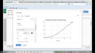 Ticker Tape Lab Graphing Video [upl. by Erline]