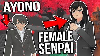 PLAY AS FEMALE SENPAI TAEKO YAMADA SIMULATOR  Yandere Simulator Mod [upl. by Suilenrac584]