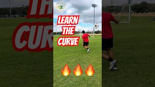 YOU Will Master The Curve Shot After This Video ⚽️🔥soccer [upl. by Ikir]