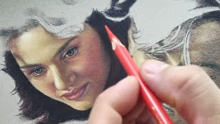 PORTRAIT DRAWING LIVE How to Draw Realism with Pastel Pencil [upl. by Eatnhoj]