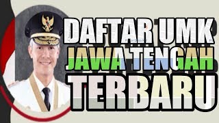 DAFTAR UMK JATENG TERBARU TAHUN 2019  BISA BUAT MODAL NIKAH [upl. by Hillari]