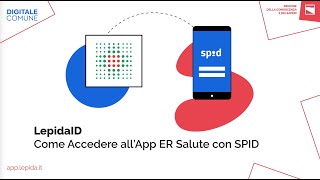 LepidaID  Accedere allAPP ER Salute con SPID [upl. by Meean]