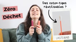 ZÉRO DÉCHET  Jai testé les cotontiges réutilisables LastSwab [upl. by Eiramrebma680]