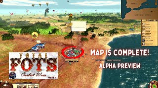 TOTAL FOTS CARLIST WARS  SHOGUN 2 MOD  MAP COMPLETED PC EARLY ALPHA SHOWCASE [upl. by Hameerak]