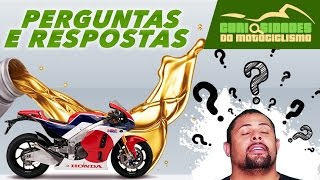 PERGUNTAS E RESPOSTAS Troca de Óleo  Embreagem  Freio motor  Honda rc213V  dicas para garupa [upl. by Laddie]