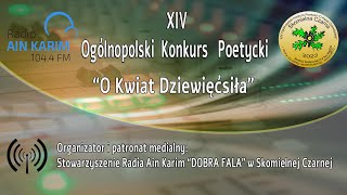 XIV Ogólnopolski Konkurs poetycki quotO kwiat Dziewięćsiłaquot [upl. by Robillard586]