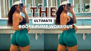 the ULTIMATE BOOTY PUMP 🍑  3 part booty pump workout to lift amp grow bigger rounder glutes at home [upl. by Eittol]