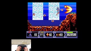 Playing Turrican 1 amp 2 on Atari ST with two buttons [upl. by Eimile]