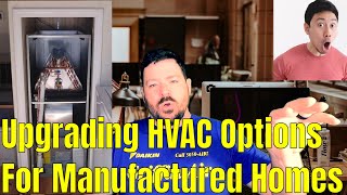 Upgrading HVAC in Manufactured Homes amp Trailers Whats your options [upl. by Suhcnip639]