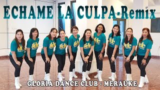 ECHAME LA CULPA  Remix  LINE DANCE  CAECILIA MARIA FATRUAN  GDC MERAUKE PAPUA [upl. by Elsey]