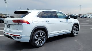 2022 VW Atlas Cross Sport 36 SEL Premium RLine 4Motion in Oryx White Pearl Effect [upl. by Lacee]