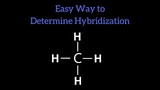 EASY Method to Find the Hybridization of an Atom  Chemistry [upl. by Sheng588]