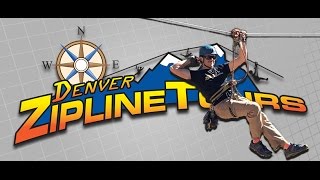 Denver Zipline Tours in the Rocky Mountains [upl. by Nageam448]