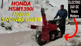 Honda HSM1390i Hybrid Snowblower [upl. by Ehsrop]