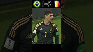 Brazil vs Belgium 12 cup world 2018  highlights football youtube shorts [upl. by Lachlan]