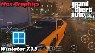 Grand Theft Auto V  Winlator 713 Glibc Afei Box64 on Redmi K70 Android [upl. by Goldy810]