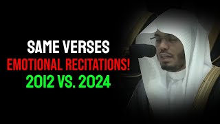 Same Verses  2 Emotional Recitations  12 Years Apart  Sheikh Yasser Dossary [upl. by Sidoon]